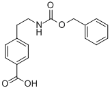 4-(2-Cbz-aminoethyl)benzoic acid Structure,121632-81-3Structure