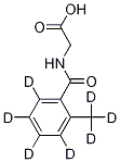 N-(2-methyl-d3-benzoyl-d4)glycine Structure,1216430-90-8Structure