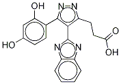 4-(1H-benzimidazol-2-yl)-3-(2,4-dihydroxyphenyl)-1h-pyrazole-5-propanoic acid Structure,1217314-90-3Structure