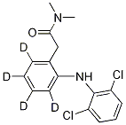 2-[(2,6-Dichlorophenyl)amino]-n,n-dimethylbenzeneacetamide-d4 Structure,1217360-64-9Structure