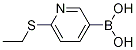 2-Ethylthiopyridine-5-boronic acid Structure,1217501-38-6Structure