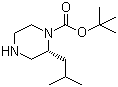 (R)-1-boc-2-异丁基-哌嗪结构式_1217599-13-7结构式