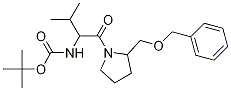 [1-(2-Benzyloxymethyl-pyrrolidine-1-carbonyl)-2-methyl-propyl]-carbamic acid tert-butyl ester Structure,1217630-30-2Structure