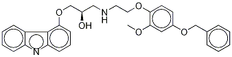 (S)-(-)-4’-benzyloxyphenyl carvedilol Structure,1217733-91-9Structure