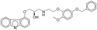 (S)-(-)-5’-benzyloxyphenyl carvedilol Structure,1217822-96-2Structure