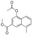 4-(乙酰基氧基)-8-甲基-2-萘羧酸甲酯结构式_121784-20-1结构式