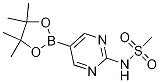 2-(Methylsulfonylamino)pyrimidine-5-boronic acid, pinacol ester Structure,1218789-36-6Structure