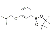 3-异丁氧基-5-甲基苯硼酸频那醇酯结构式_1218789-78-6结构式