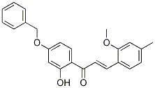 (E)-1-(4-(benzyloxy)-2-hydroxyphenyl)-3-(2-methoxy-4-methylphenyl)prop-2-en-1-one Structure,1218900-66-3Structure