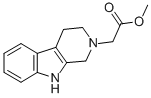 (1,3,4,9-Tetrahydro-b-carbolin-2-yl)-acetic acid methyl ester Structure,121911-03-3Structure