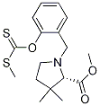 O-[(2s)-3,3-dimethyl-n-benzyl-proline methyl ester] s-methyl xanthate Structure,1219237-13-4Structure