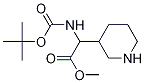 Methyl 2-(boc-amino)-2-(3-piperidyl)acetate Structure,1219331-78-8Structure