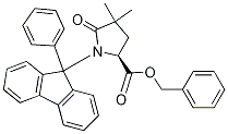 3,3-Dimethyl-4-oxo-1-(9-phenylfluorenyl)-proline benzyl ester Structure,1219402-15-9Structure