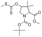 O-[(2s)-3,3-dimethyl-n-boc-proline methyl ester] s-methyl xanthate Structure,1219402-96-6Structure