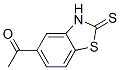 Ethanone, 1-(2,3-dihydro-2-thioxo-5-benzothiazolyl)-(9ci) Structure,121942-10-7Structure