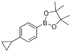 2-(4-环丙基苯基)-4,4,5,5-四甲基-1,3,2-二噁硼烷结构式_1219741-94-2结构式