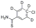 4-Chlorothiobenzamide-2,3,5,6-d4 Structure,1219802-58-0Structure