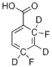 2,4-二氟苯甲酸-D3结构式_1219804-63-3结构式