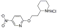 5-Nitro-2-(2-(piperidin-2-yl)ethoxy)pyridine hydrochloride Structure,1219976-60-9Structure