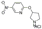 5-Nitro-2-(pyrrolidin-3-yloxy)pyridine hydrochloride Structure,1220020-58-5Structure