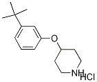 4-(3-Tert-butyl-phenoxy)-piperidine hydrochloride Structure,1220027-89-3Structure