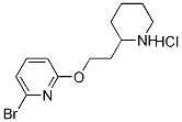 2-Bromo-6-(2-(piperidin-2-yl)ethoxy)pyridine hydrochloride Structure,1220032-52-9Structure