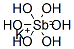 Potassium hexahydroxoantimonate(V) Structure,12208-13-8Structure