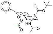 2-乙酰氨基-3-O-乙酰基-4,6-O-亚苄基-N-(叔-丁氧羰基)-1,2,5-三脱氧-1,5-亚氨基-D-山梨糖醇结构式_1221795-92-1结构式