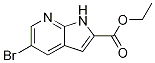 Ethyl 5-bromo-1h-pyrrolo[2,3-b]pyridine-2-carboxylate Structure,1222175-21-4Structure