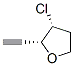 Furan, 3-chloro-2-ethynyltetrahydro-, cis-(9ci) Structure,122305-58-2Structure