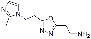 2-{5-[2-(2-Methyl-imidazol-1-yl)-ethyl]-[1,3,4]oxadiazol-2-yl}-ethylamine Structure,1223748-26-2Structure