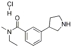 N-ethyl-n-methyl-3-(pyrrolidin-3-yl)benzamide hydrochloride Structure,1223748-27-3Structure