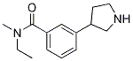 N-ethyl-n-methyl-3-(pyrrolidin-3-yl)benzamide Structure,1224049-73-3Structure