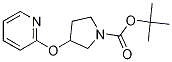 (S)-tert-butyl 3-(pyridin-2-yloxy)pyrrolidine-1-carboxylate Structure,1224514-70-8Structure