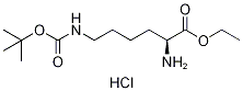 (S)-ethyl2-amino-6-((tert-butoxycarbonyl)amino)hexanoatehydrochloride Structure,122456-82-0Structure