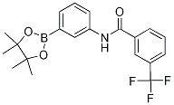 N-(3-(4,4,5,5-tetramethyl-1,3,2-dioxaborolan-2-yl)phenyl)-3-(trifluoromethyl)benzamide Structure,1225069-85-1Structure