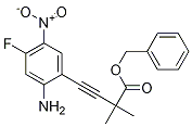 Benzyl4-(2-amino-4-fluoro-5-nitrophenyl)-2,2-dimethylbut-3-ynoate Structure,1225589-66-1Structure