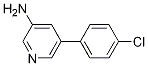 5-(4-Chlorophenyl)pyridin-3-amine Structure,1226177-39-4Structure