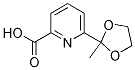 6-(2-Methyl-1,3-dioxolan-2-yl)-2-pyridinecarboxylic acid Structure,122637-38-1Structure