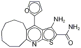 3-Amino-4-(2-furanyl)-6,7,8,9,10,11-hexahydro-5h-cyclonona[b]thieno[3,2-e]pyridine-2-carboxamide Structure,1226794-97-3Structure