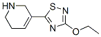 3-(3-Ethoxy-1,2,4-thiadiazol-5-yl)-1,2,5,6-tetrahydropyridine Structure,122683-63-0Structure