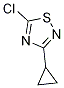 5-Chloro-3-cyclopropyl-1,2,4-thiadiazole Structure,122684-54-2Structure