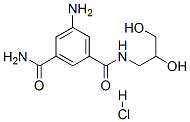 5-氨基-n-(2,3-二羟基-1-丙基)-异酞酰胺盐酸盐结构式_122731-74-2结构式