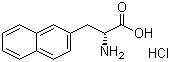 (R)-2-amino-3-(2-naphthalenyl)propanoic acid hydrochloride Structure,122745-11-3Structure