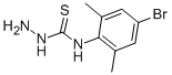 4-(4-溴-2,6-二甲基苯基)-3-氨基硫脲结构式_122813-72-3结构式