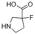 3-Fluoro-3-pyrrolidinecarboxylic acid Structure,1228634-93-2Structure