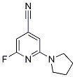 2-Fluoro-6-(pyrrolidin-1-yl)isonicotinonitrile Structure,1228666-18-9Structure