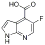 5-Fluoro-1h-pyrrolo[2,3-b]pyridine-4-carboxylic acid Structure,1228666-41-8Structure