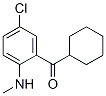 2-Methylamino-5-chlorophenylcyclohexylmethanone Structure