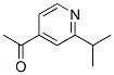 Ethanone, 1-[2-(1-methylethyl)-4-pyridinyl]-(9ci) Structure,123005-19-6Structure